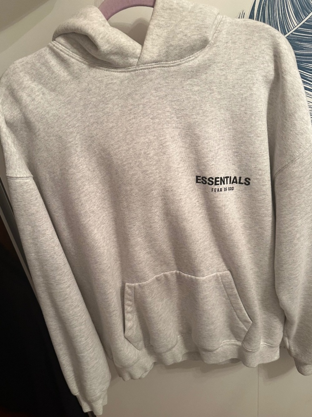 Fear of God Essentials gray Small hoodie #essentials